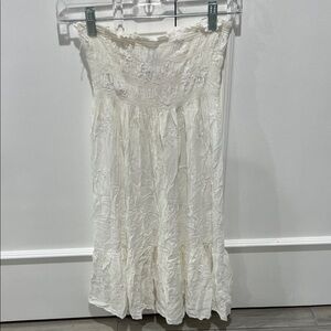 Elegant White Women's Skirt